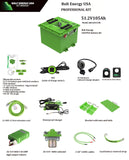 Bolt Energy 51V 105Ah, "Mini" High Output Golf Cart Lithium Battery Bundle