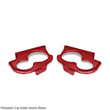 DoubleTake Sentry Dash Cup Holder Trim Set, Ruby