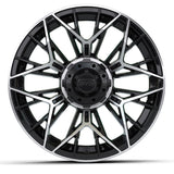 GTW Stellar Wheel, Black & Machined, 15x7