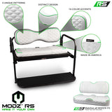 Modz Flip4 RS Custom Golf Cart Rear Seat Kit, White Base