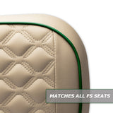 Modz Flip4 RS Custom Golf Cart Rear Seat Kit, Khaki Base