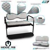 Modz Flip4 RS Custom Golf Cart Rear Seat Kit, Gray Base
