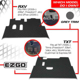 Xtreme Golf Cart Mat, EZGO TXT 1996+, S2 Pre-2020, Express S4 Pre-2020, Valor, Cushman
