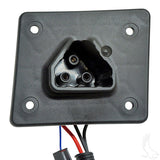 Charger Receptacle, EZGO TXT/RXV 48V