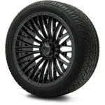 MODZ® Reaper Titanium Gunmetal 16" Golf Cart Wheel Combo - Street/Low Profile