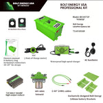 Bolt Energy 72V 105Ah, "Power" High Output Golf Cart Lithium Battery Bundle