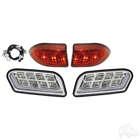 Rhox LED Light Kit w/ Sequential Accent Lights & Plug and Play Harness, Club Car Tempo