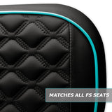 Modz RC Custom Rear Seat Covers, Black Base