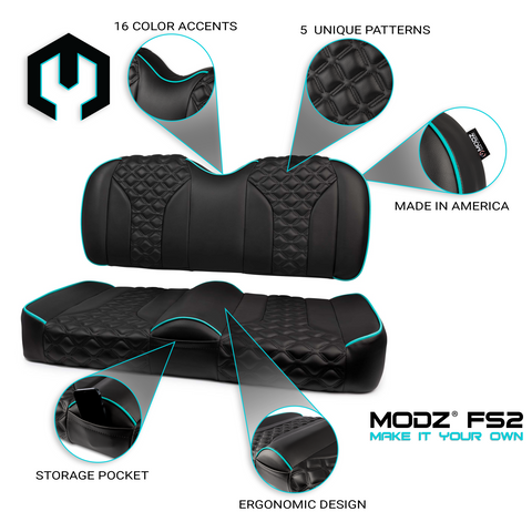 Modz FS2 Custom Front Seat, Black Base