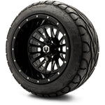 T&W Combo - MODZ® 14" Assassin Glossy Black with Ball Mill Wheels
