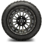 T&W Combo - MODZ® 14" Assassin Brushed Gunmetal with Ball Mill Wheels