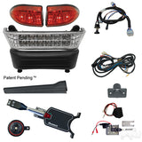 LED Light Bar Kit, Club Car Precedent, Gas & Electric 04-08.5, 12-48v, (Standard, Linkage)
