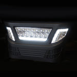 LED Light Bar Kit, Club Car Precedent, Gas 04+ & Electric 04-08.5, 12-48V, (Deluxe, Linkage)