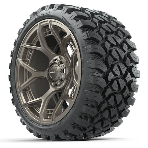 MadJax Flow Form Evolution Matte Bronze Wheels 15x7 with GTW Nomad Off Road Tires