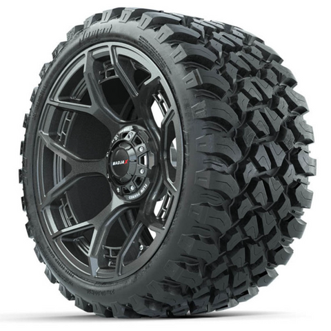 MadJax Flow Form Evolution Gunmetal Wheels 15x7 with GTW Nomad Off Road Tires