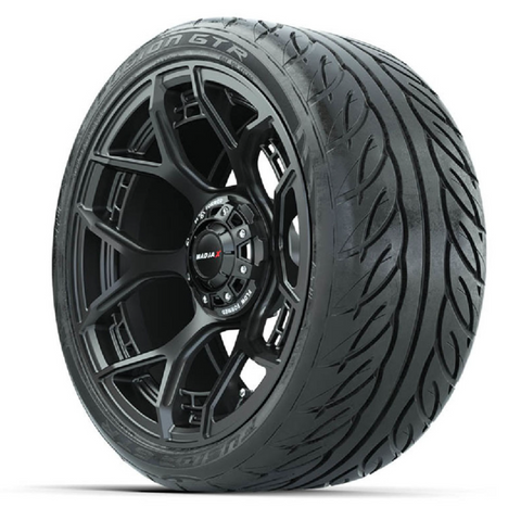 MadJax Flow Form Evolution Matte Black Wheels 15x7 with GTW Fusion GTR Street Tires