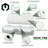 Modz FS2 Custom Front Seat, White Base