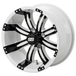 LSI Casino Wheel, White/Black, 12", or 14"