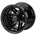 LSI Yukon Wheel, Gloss Black, 10"